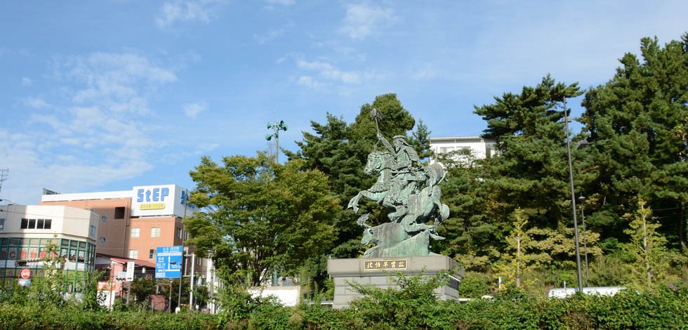 小田原駅 北条早雲像 平成28年10月12日 幸福を呼ぶ写真家 遊佐敏哉 開運フレンドブック