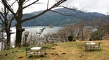 芦ノ湖を楽しむ庭