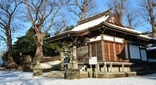 雪の健速神社（神奈川県秦野市）