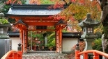 奈良 龍泉寺の紅葉と雪